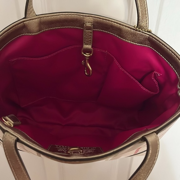 Coach Tattersall Plaid Tote Bag - Picture 3 of 7